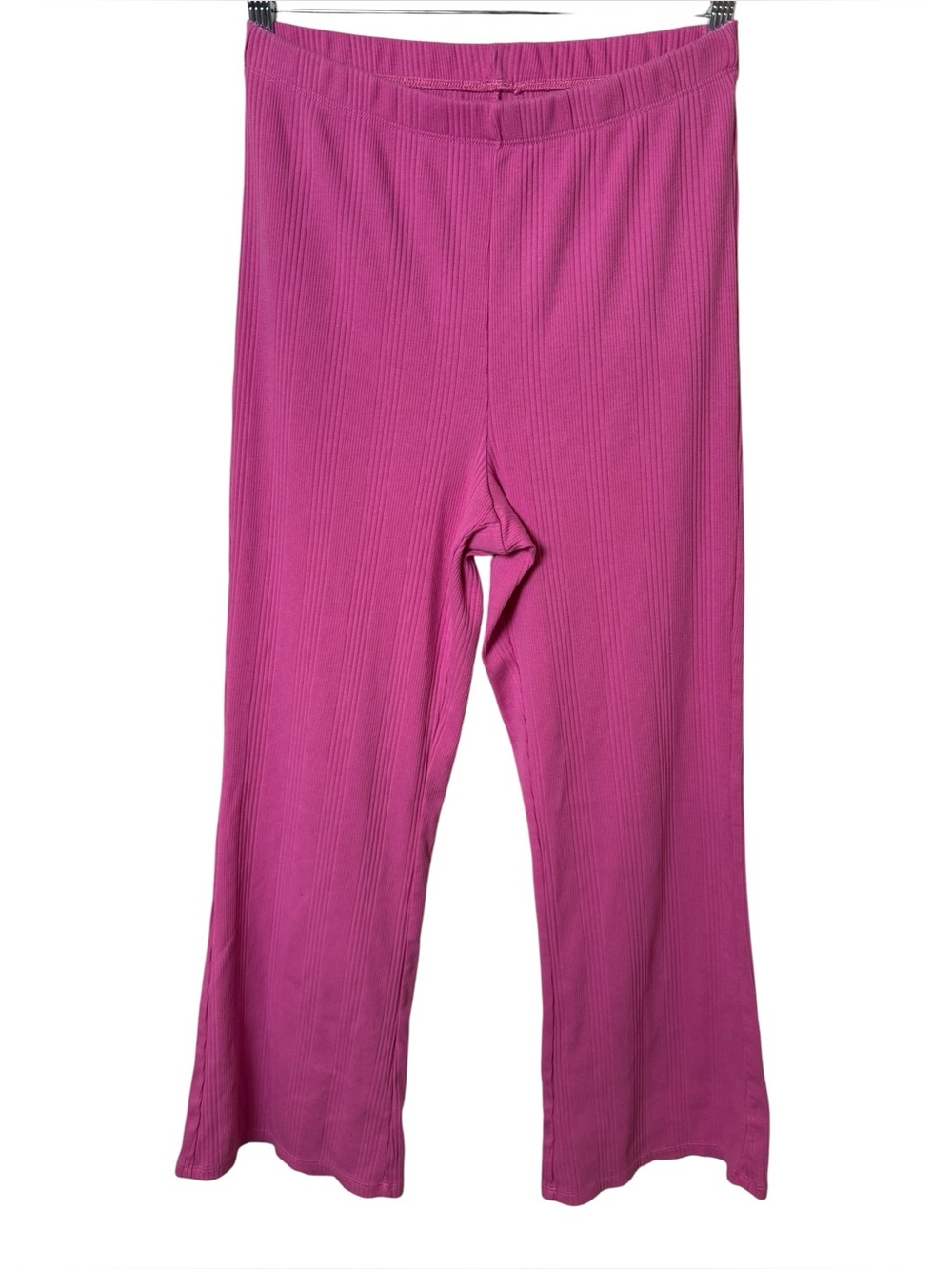 Aerie inseam 27” Large Flare Ribbed Pants in Pink